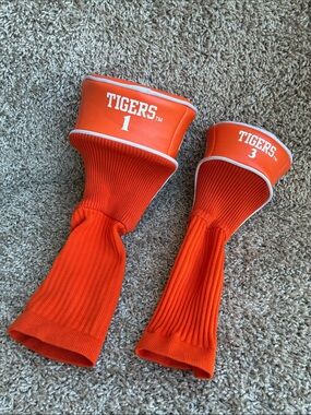 Clemson Tigers Orange Golf Club Headcovers - Set of 2
